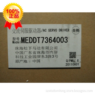 Panasonic AC Servo Driver MEDDT7364003